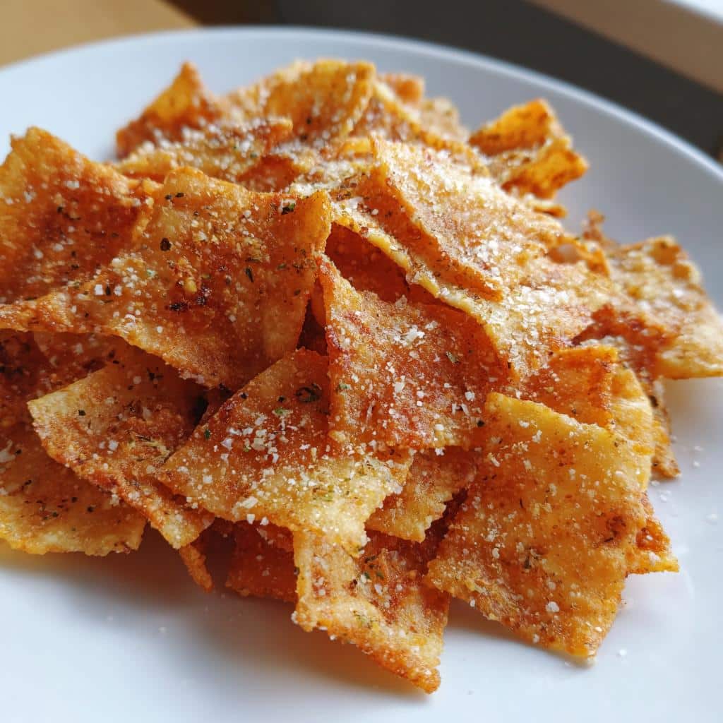Air Fryer Pasta Chips - detail 1