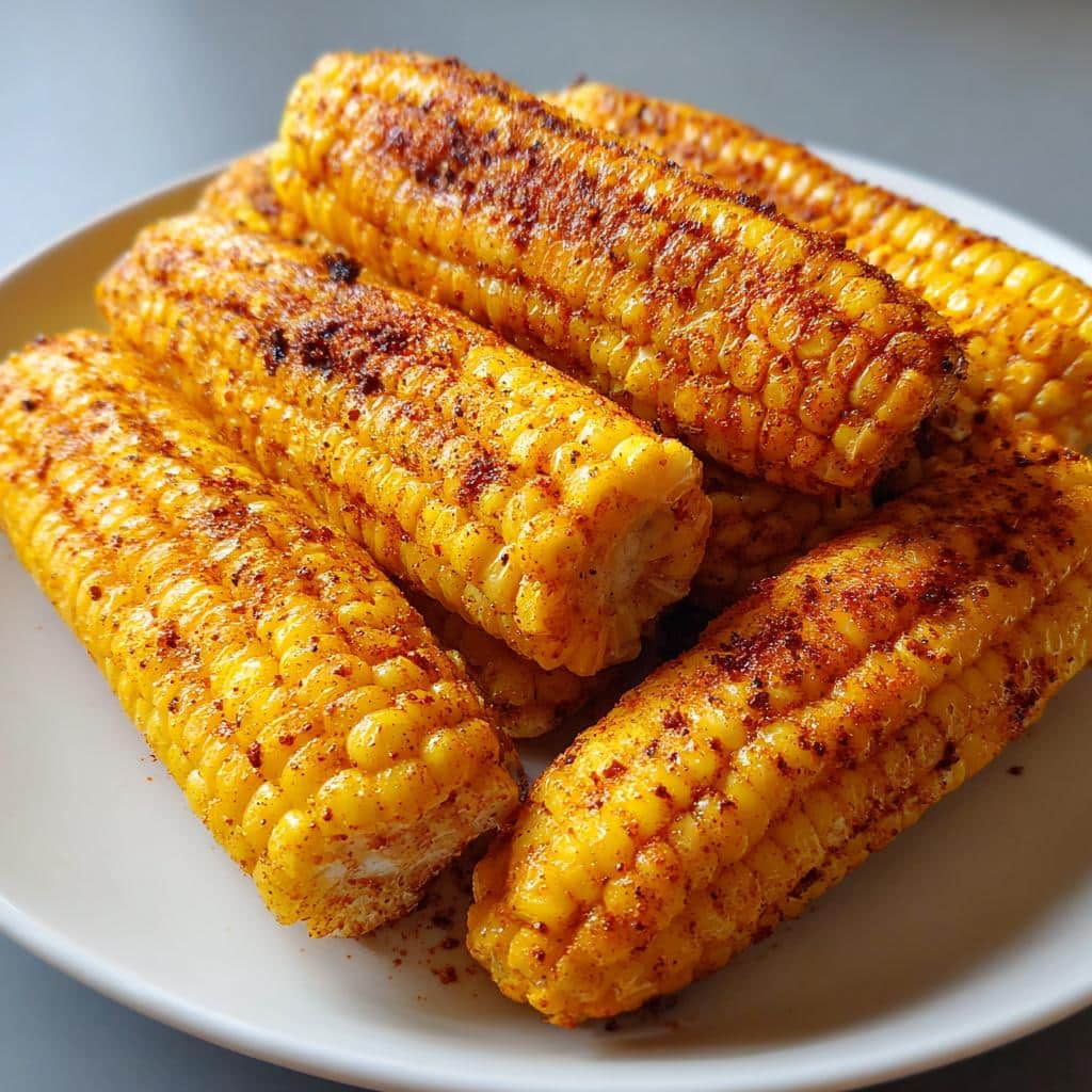 air fryer corn ribs recipe - detail 1