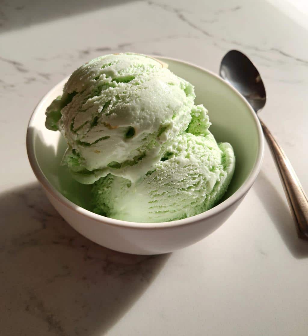 cottage cheese mint ice cream - detail 1
