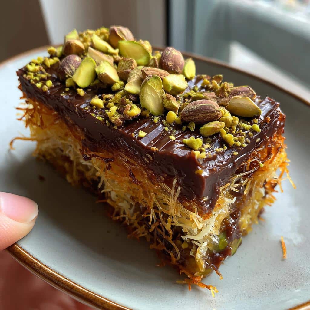 Dubai Chocolate Bar Pistachio Knafeh Recipe - Rich & Crunchy 10-Min 5 dubai chocolate bar pistachio knafeh​ - detail 1
