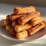 Air fryer churro bites