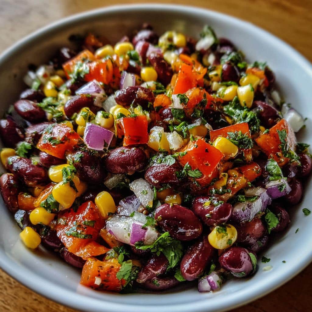 Dense bean salad