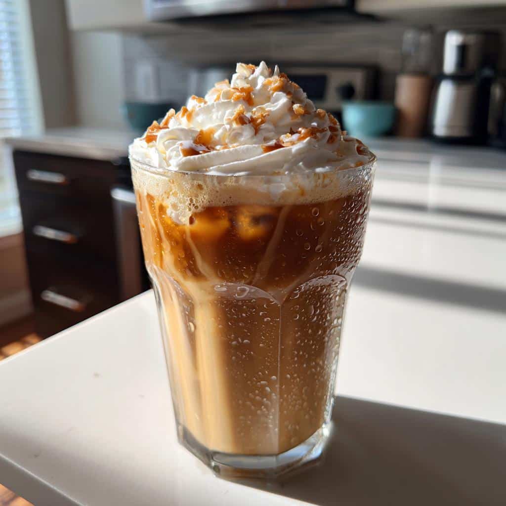 Iced Cracking Latte Copycat Recipe