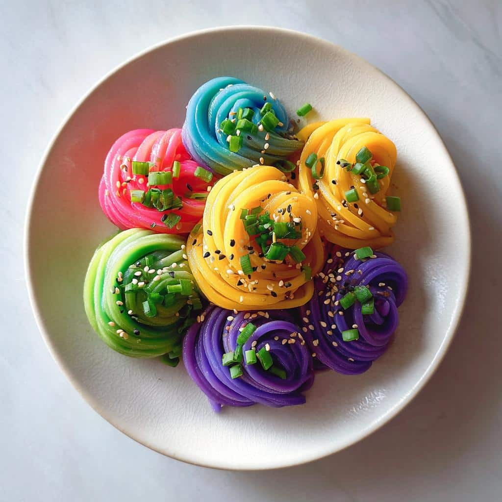 Neon Noodle Clouds - detail 1