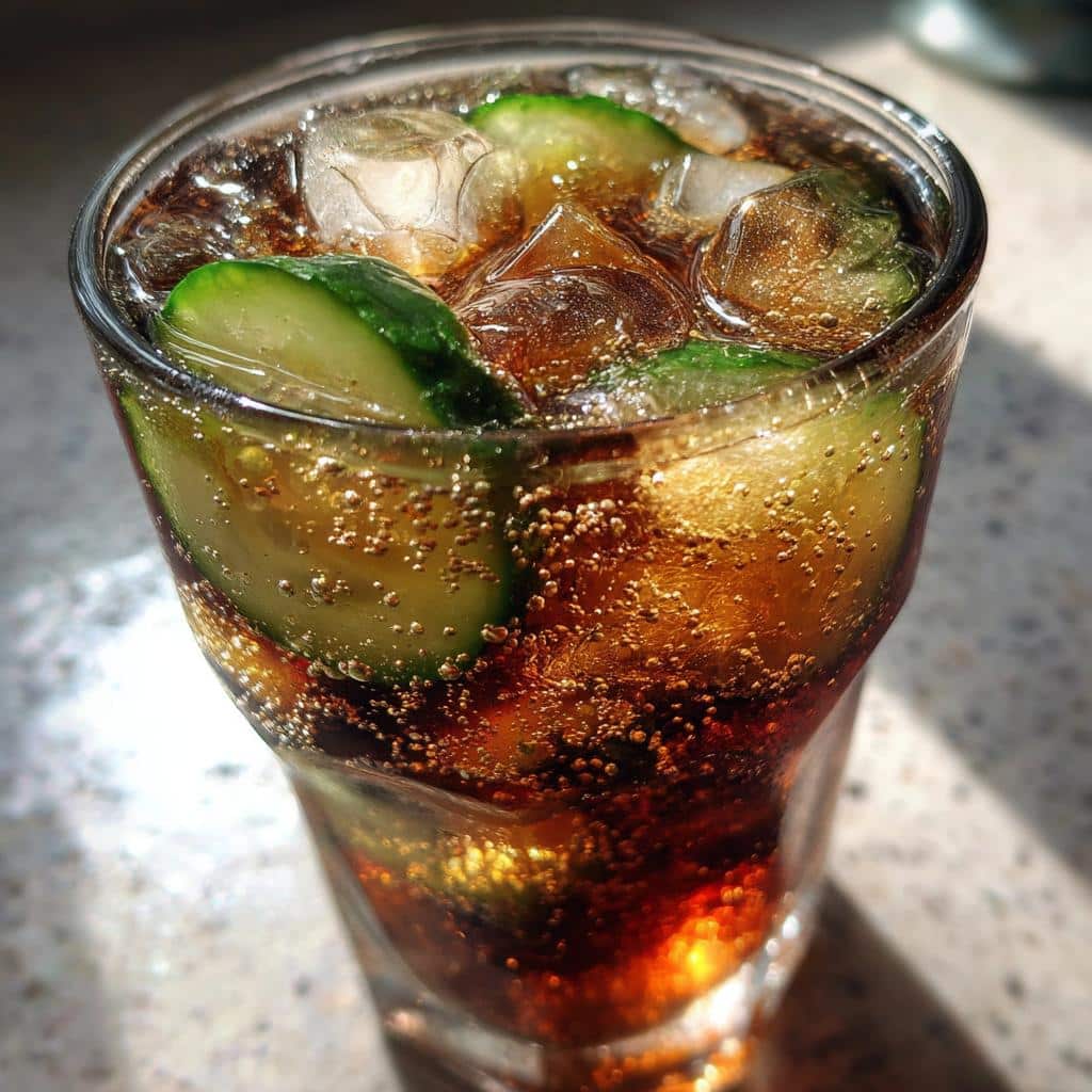 Pickle juice cola - detail 1