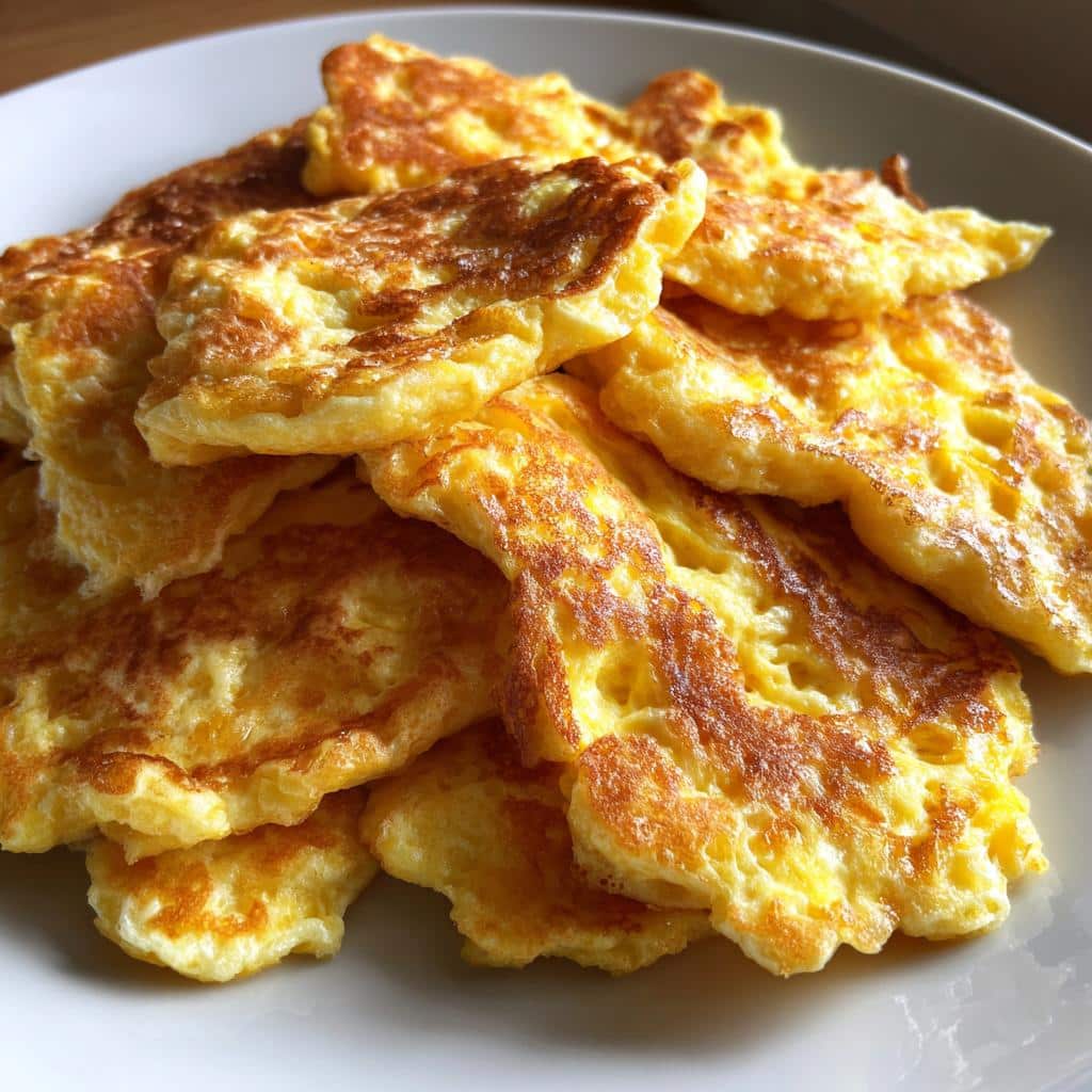 Scrambled pancakes