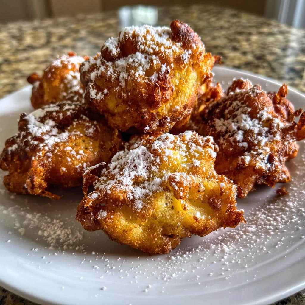 Air Fryer Apple Fritters - detail 1