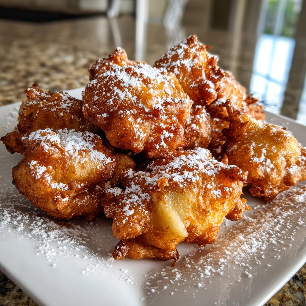 Air Fryer Apple Fritters
