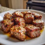 Air Fryer Garlic Butter Steak Bites
