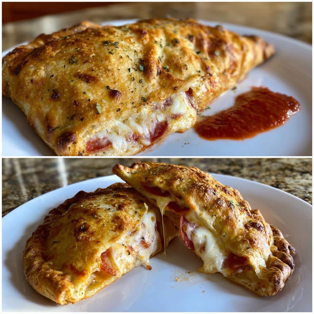 Air Fryer Pepperoni Calzones - detail 1