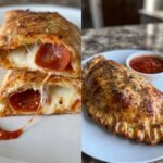 Air Fryer Pepperoni Calzones