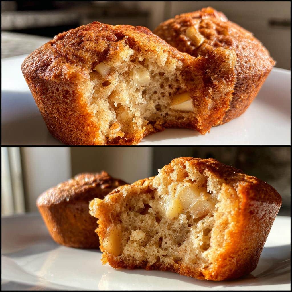 Apple Cinnamon Greek Yogurt Muffins - detail 1