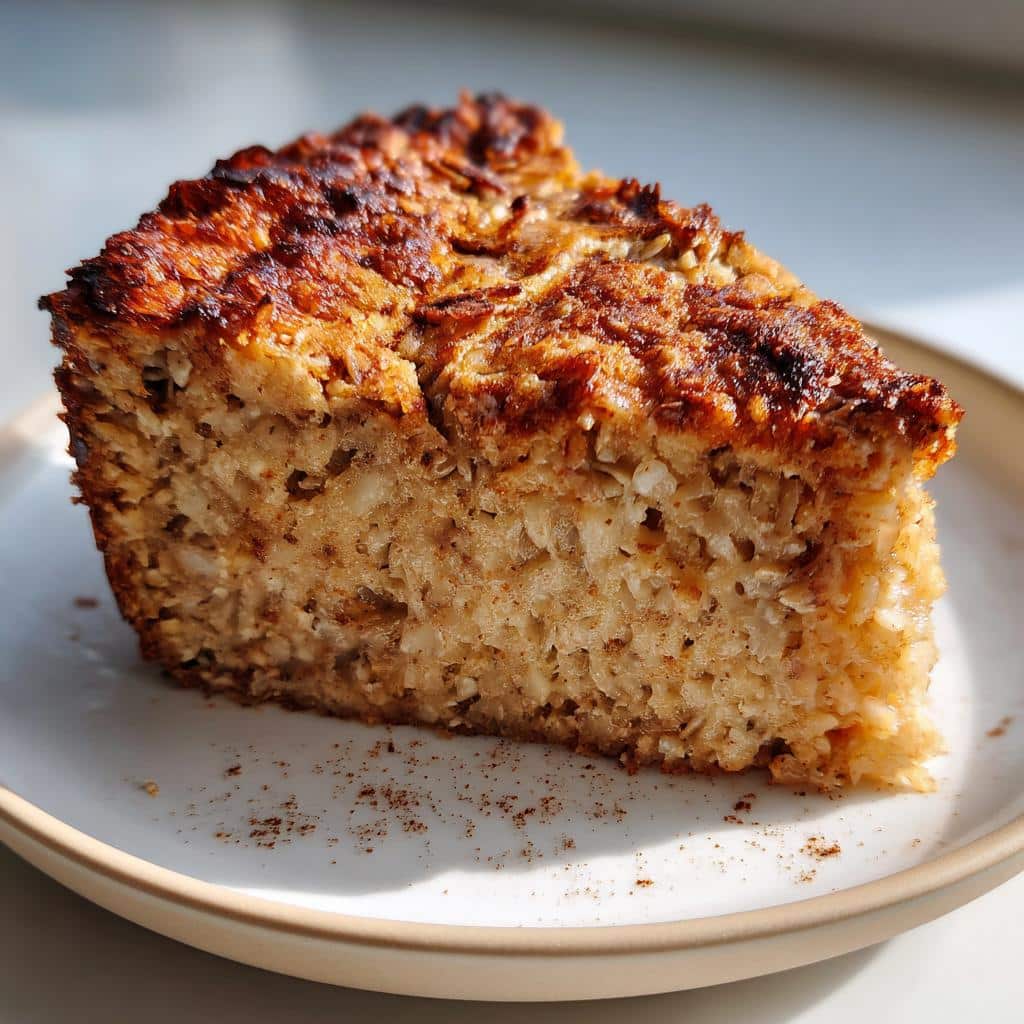 Baked Oats Oatmeal Cake