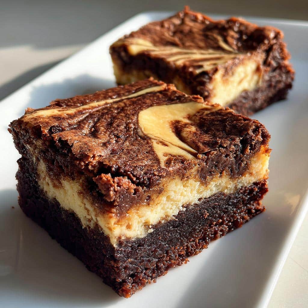 Basque Cheesecake Brownies - detail 1