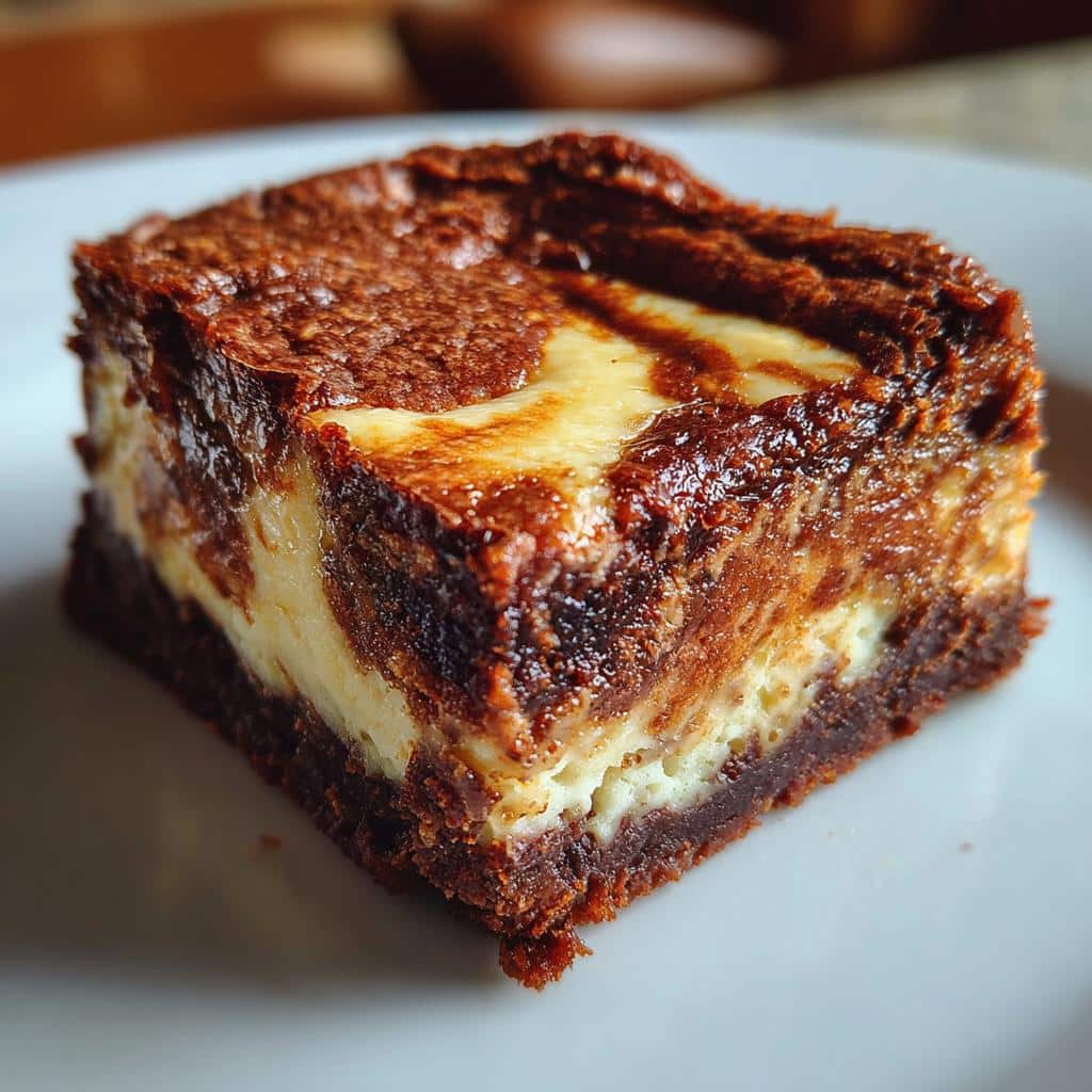 Basque Cheesecake Brownies