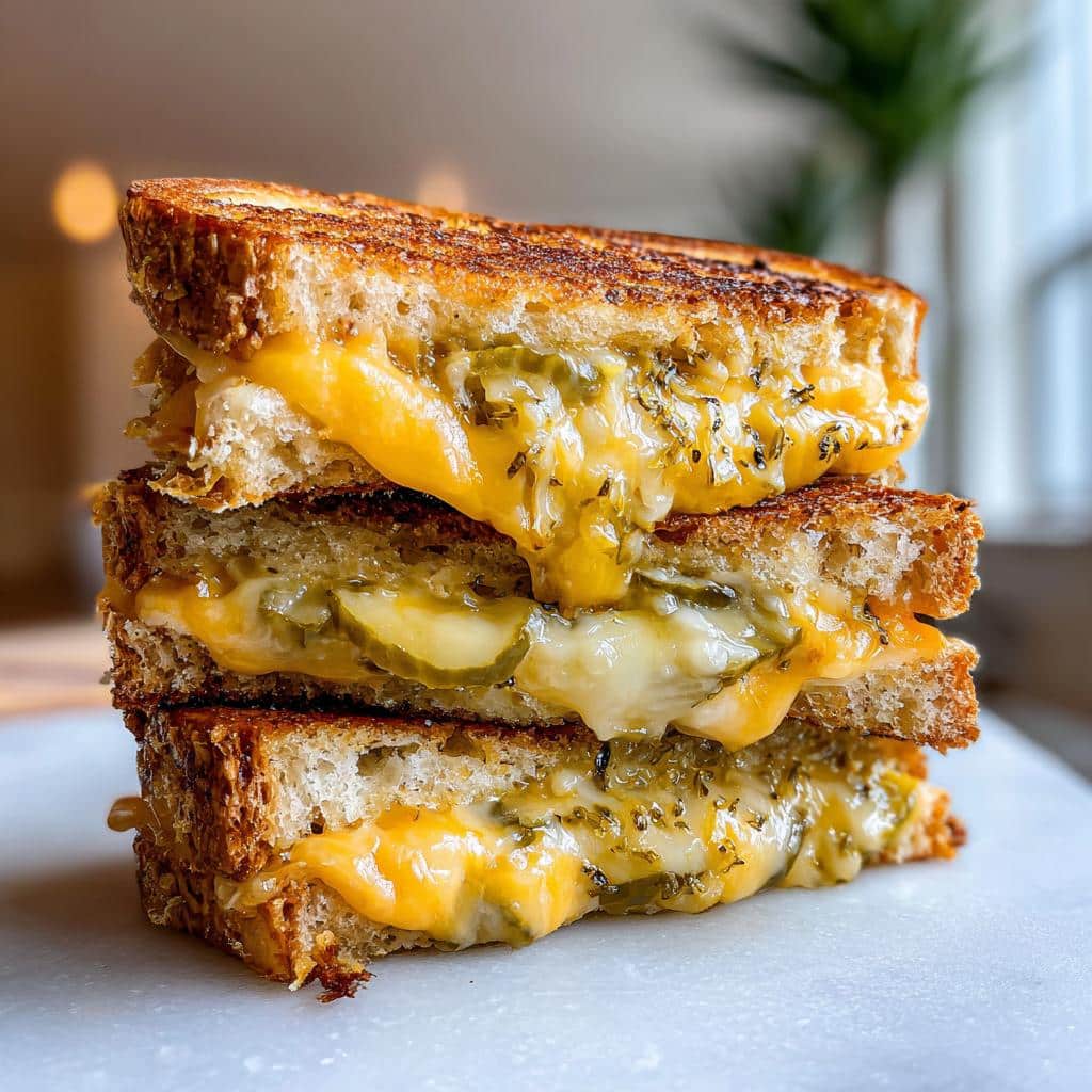 Best Dill Pickle Grilled Cheese Sandwich - detail 1