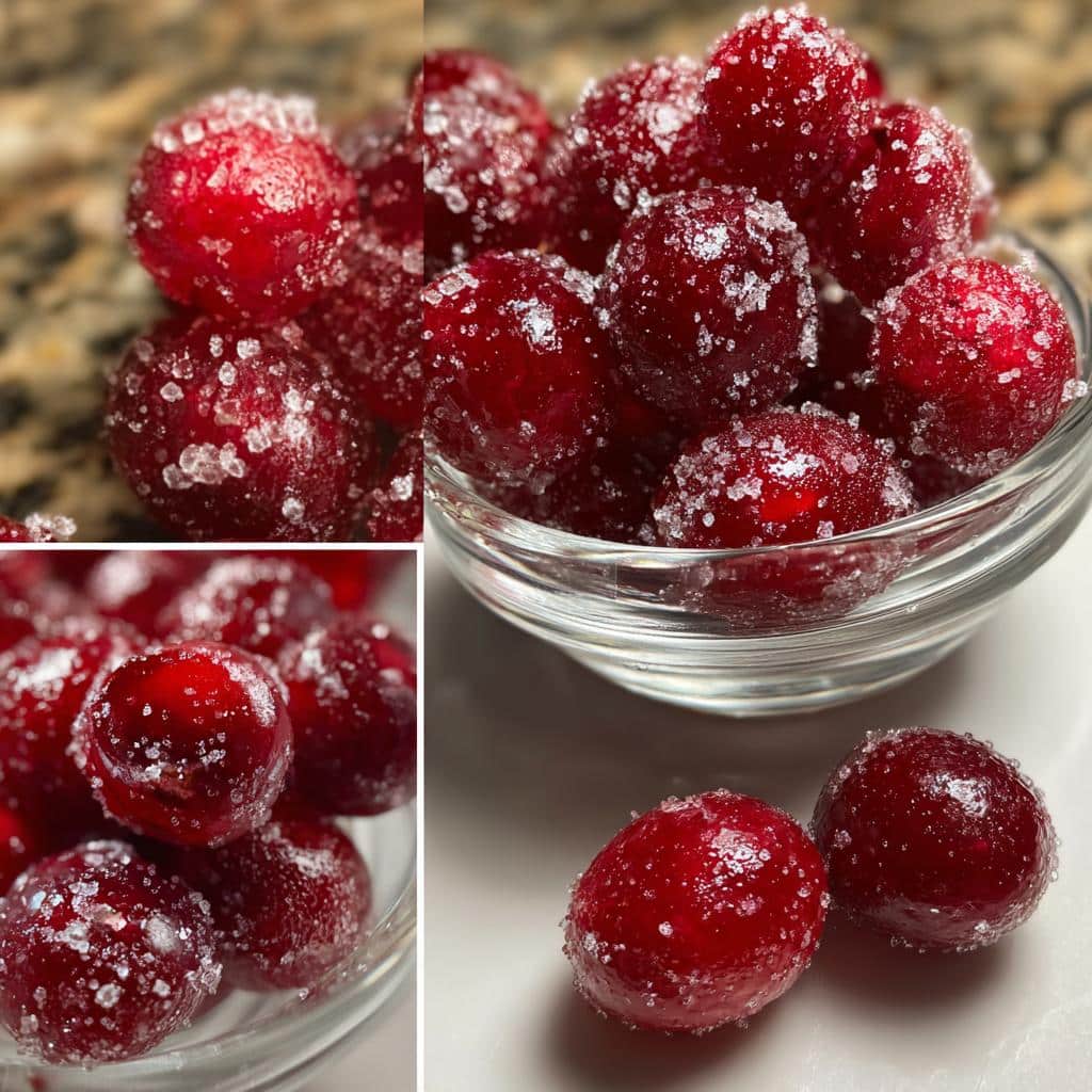 Candied Cranberries - detail 1
