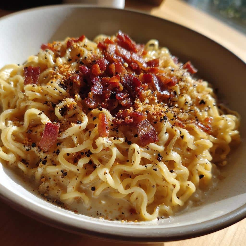 Carbonara Ramen - detail 1