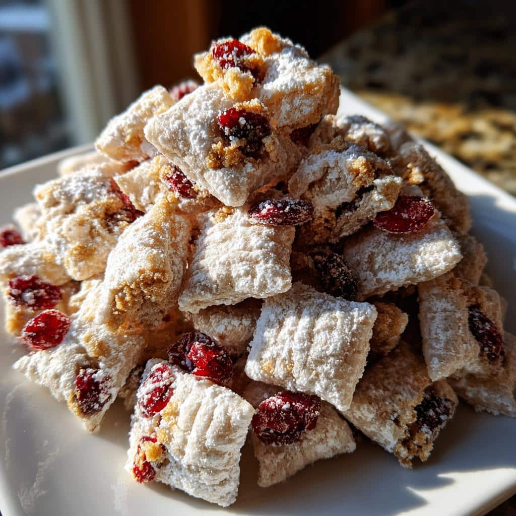 Cherry Cheesecake Puppy Chow