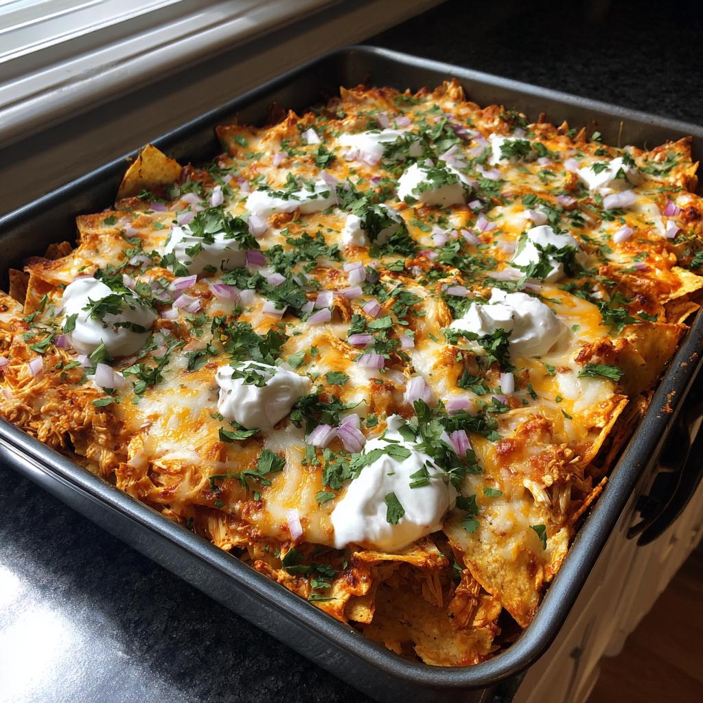 Chicken Chilaquiles Casserole