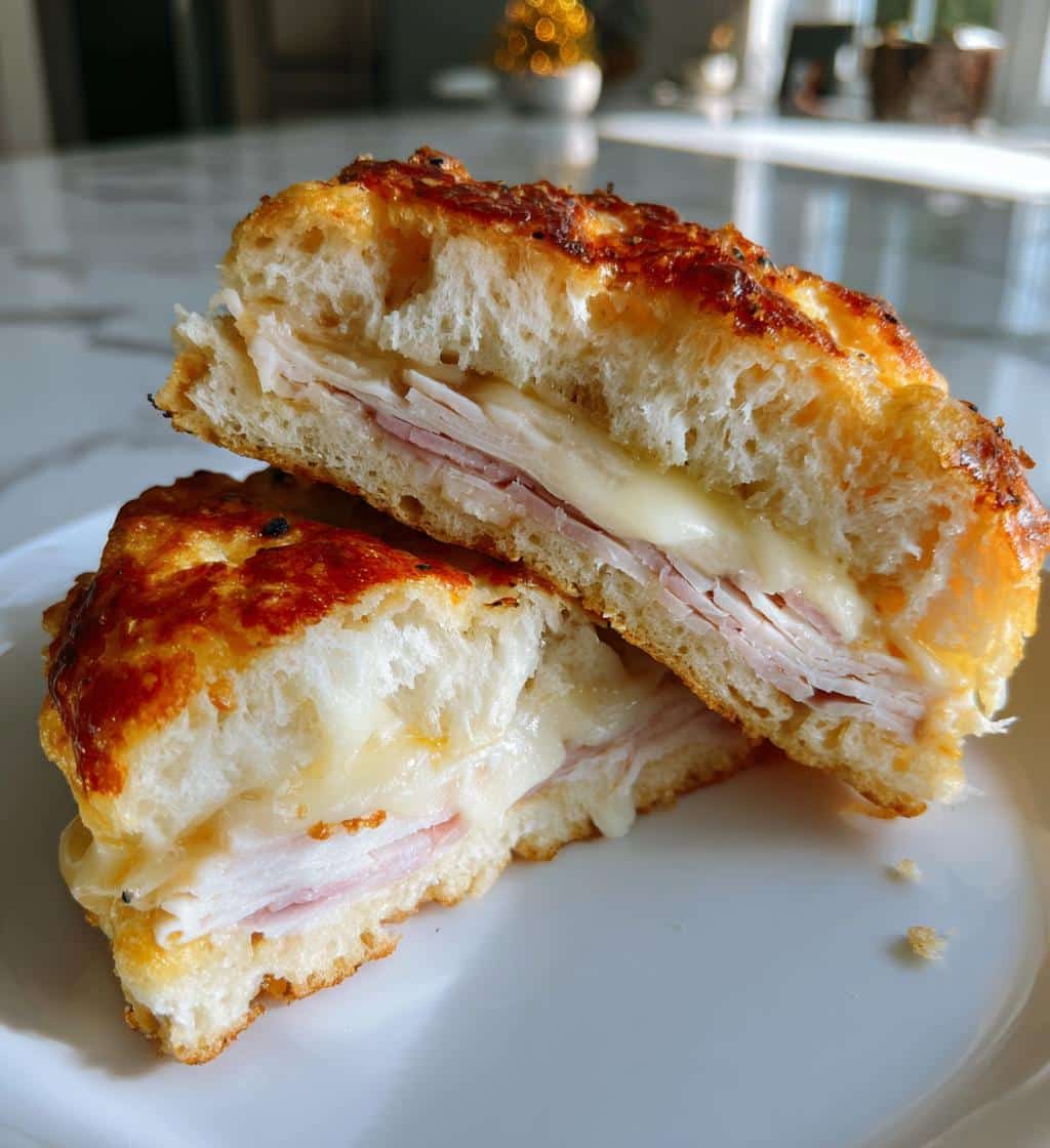 Cloud Bread Breakfast Sandwich