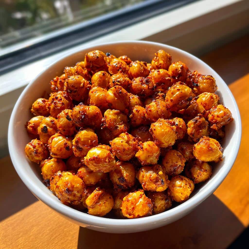 Crispy Seasoned Chickpeas