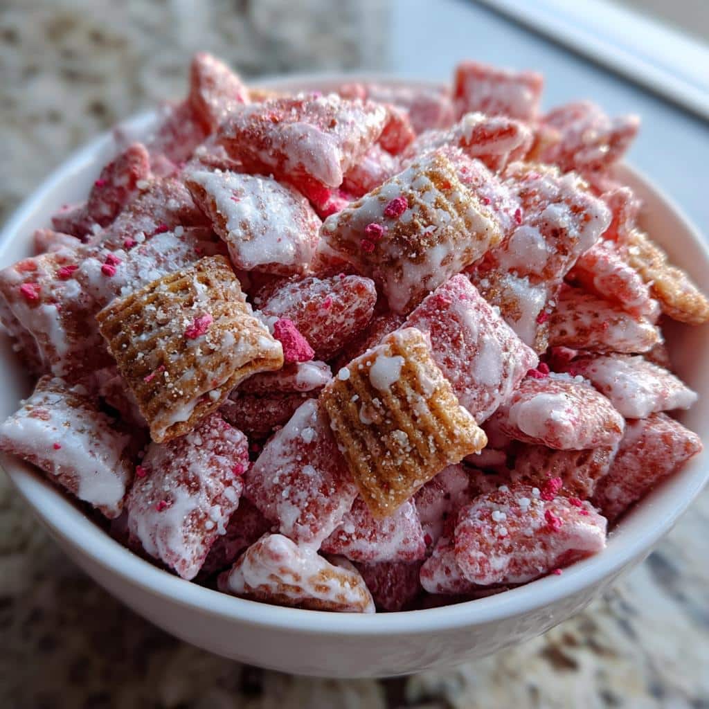 Easy Strawberry Shortcake Muddy Buddies – Party-Ready Treat! - detail 1