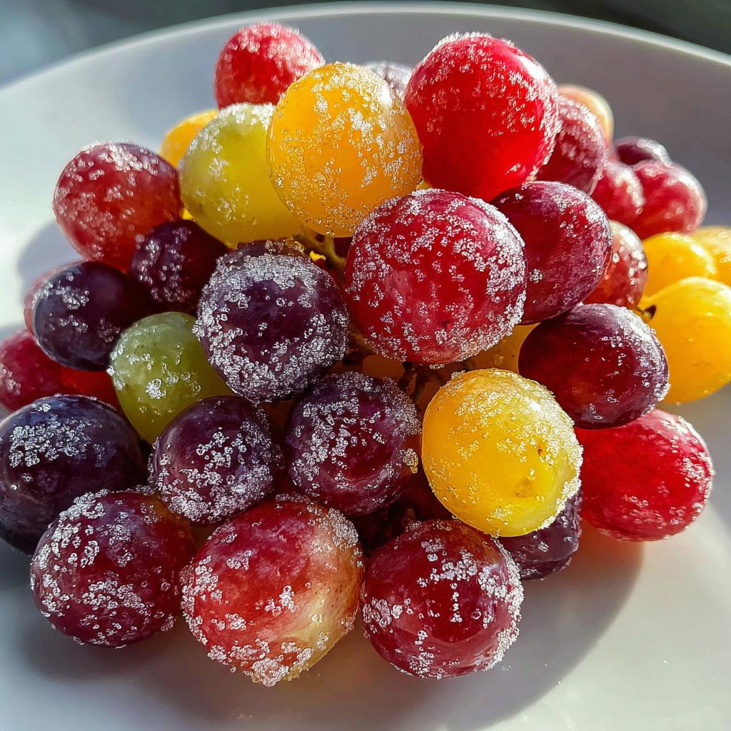 Frozen Grapes with Jell-O - detail 1