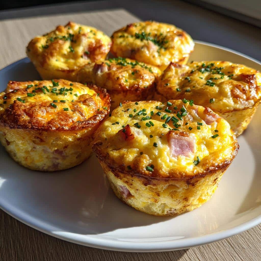 Ham & Cheese Egg Muffins