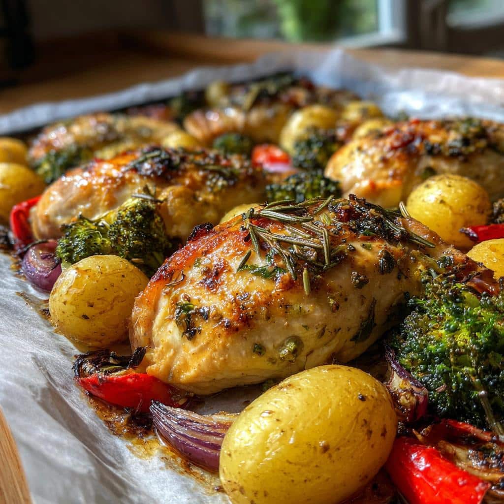 Insanely Good One-Pan Herb Chicken & Roasted Veggie Bake - detail 1