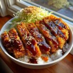 Japanese Katsu Bowls with Tonkatsu Sauce