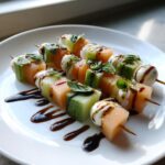 Melon-Bocconcini Skewers