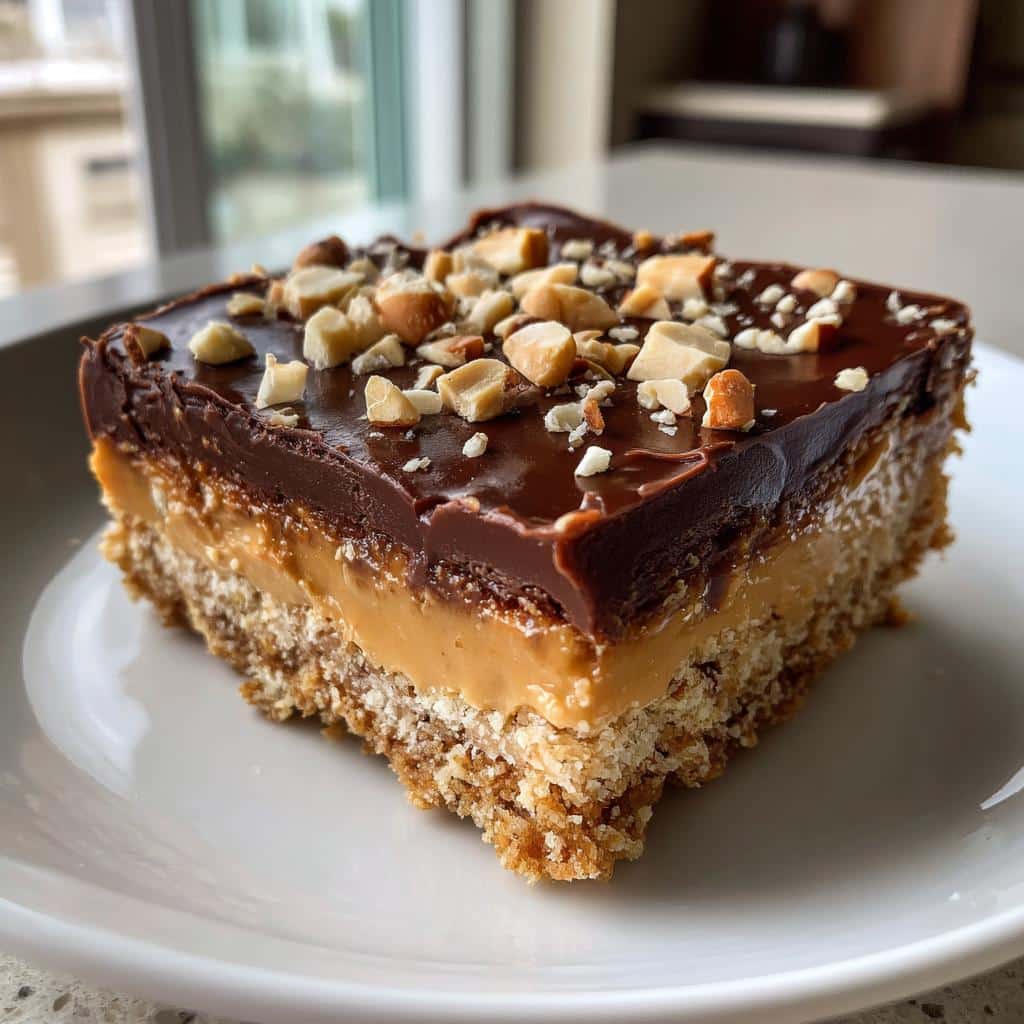 No-Bake Layered Bars - detail 1