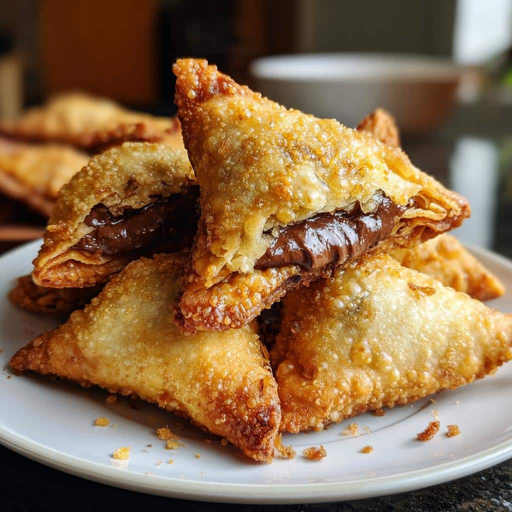 Nutella Samosas Dessert Samosas