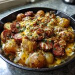 One-Pot Cheesy Ranch Potatoes & Sausage