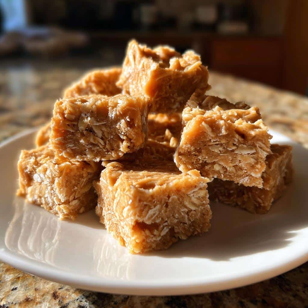 Peanut Butter Oatmeal No Bake Dog Treats - detail 1