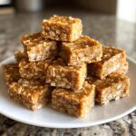 Peanut Butter Oatmeal No Bake Dog Treats