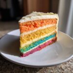 Rainbow Sheet Cake