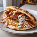 Sheet Pan Chicken Pitas & Ranch Slaw
