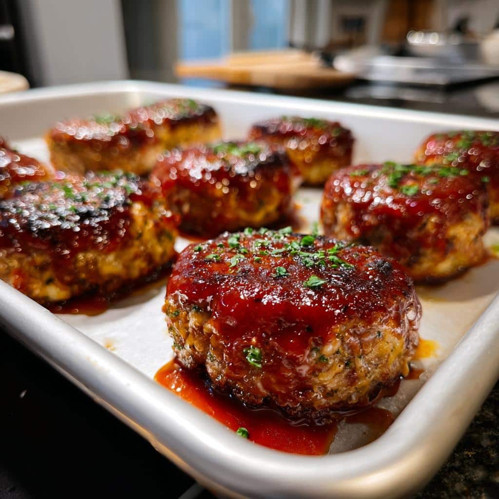 Sheet Pan Mini Meatloaves