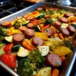 Sheet Pan Sausage & Mixed Veggies