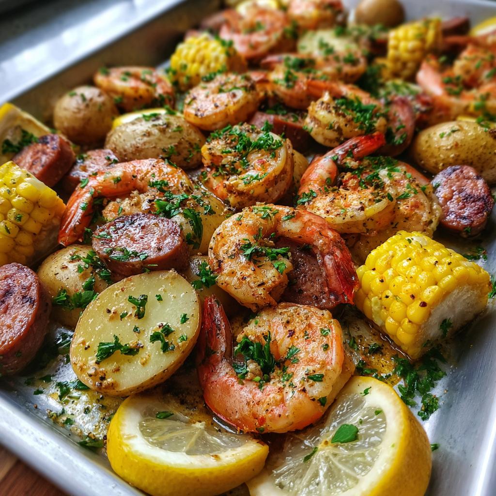 Sheet Pan Shrimp Boil