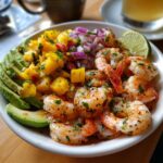Shrimp and Avocado Bowls with Mango Salsa