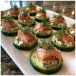 Smoked Salmon Cucumber Bites