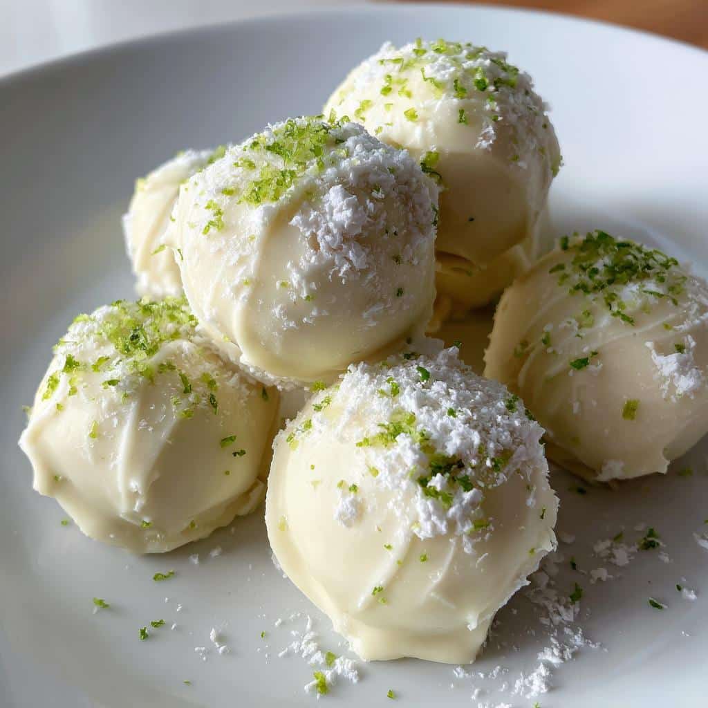Zesty Key Lime Truffles - detail 1