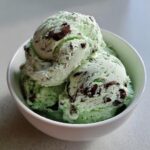 mint chocolate chip ice cream with cottage cheese​