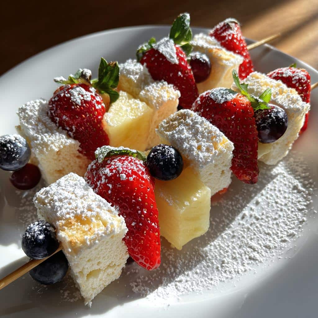 Angel Food Cake Kabobs