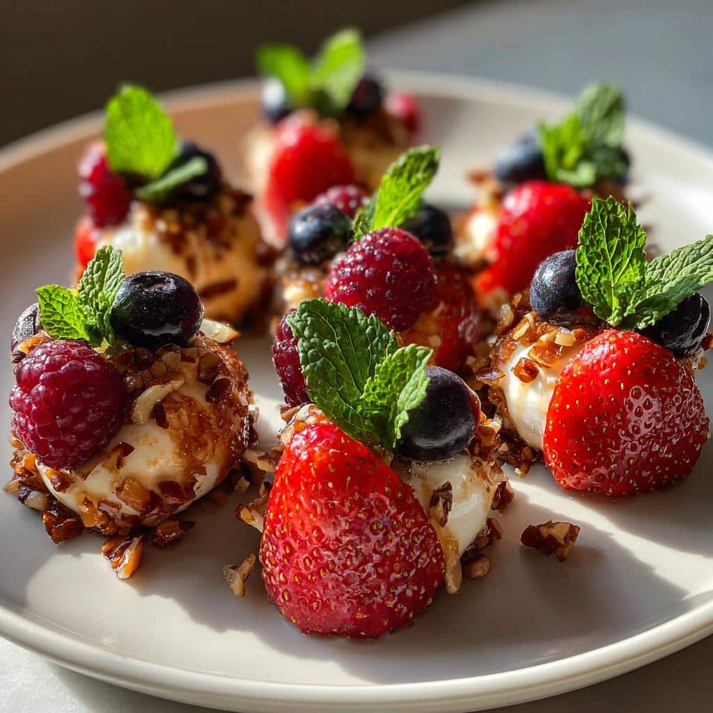 Berry-Goat Cheese Bites