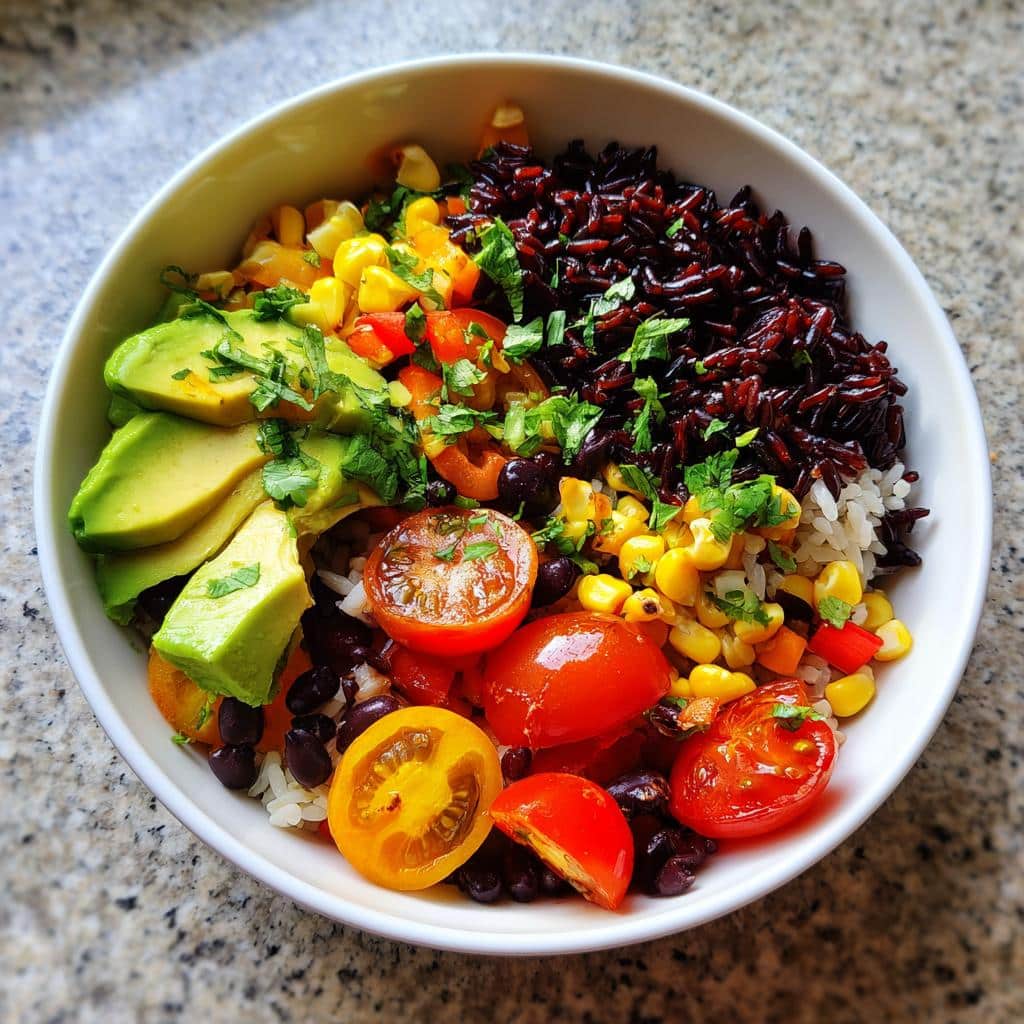Black Rice Burrito Bowls