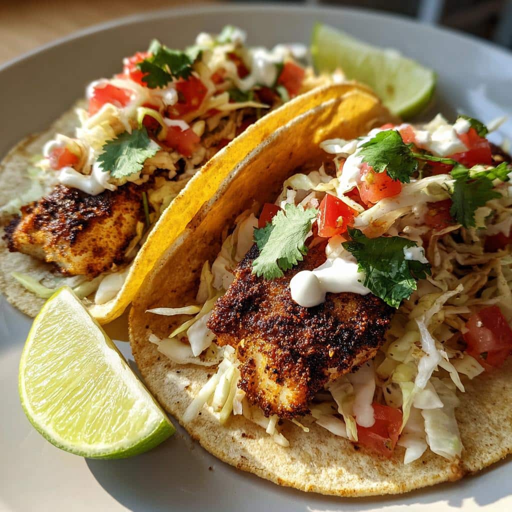 Blackened Fish Tacos Air Fryer - detail 1